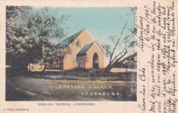 482375Lydenburg, English Church. (postmark 1907)(see Corners, See Sides) - Südafrika