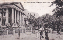 482313Cape Town, Parliament House And Avenue. 1919. (see Corners) - Südafrika