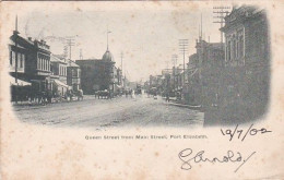 48236Port Elizabeth, Queen Street From Main Street. (postmark 1902)(see Corners) - Südafrika