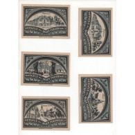 NOTGELD - FURTENAU - 5 Different Notes (F077) - Lokale Ausgaben