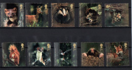 Great Britain - 2004 - Woodland Animals - Complete Set - Used. - Gebraucht