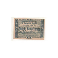 NOTGELD - GAGGENAU - 50 GOLDPFENNIG - RARE (G003) - Lokale Ausgaben