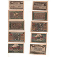 NOTGELD - GERRODE - 14 Different Notes - Different Color - 1921 (G026) - [11] Local Banknote Issues