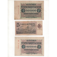 NOTGELD - GEWERKSCHAFT - 4 Different Notes (G028) - Lokale Ausgaben