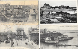 Lot N° 185 De 60 Cartes De Bretagne (Côtes-du-Nord, Finistère) Villes, Villages, Ports, Petites Animations - 5 - 99 Postcards