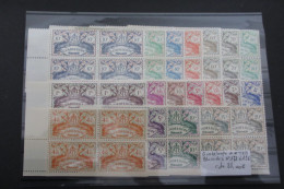 GUADELOUPE N°178 à 196 EN BLOCS DE 4 BDF NEUF** TTB COTE 88 EUROS  VOIR SCANS - Unused Stamps