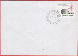 ITALIA - Storia Postale Repubblica - 2006 - 0,45€ Assemblea Generale Del Consiglio Internazionale Dello Sport Militare + - 2001-10: Marcofilie