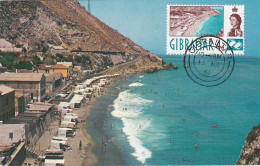 Carte Maximum Gibraltar 1961 Catalan Bay - Gibilterra