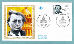 FDC France 1996 - André Malraux - écrivain - 20ème Anniversaire De Sa Mort - YT 3038 - Paris - 1990-1999