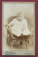 070524A - PHOTO CDV PORTRAIT Photographie Toulousaine NARBONNE - Portrait Bébé Chaise Cannée - Anonyme Personen