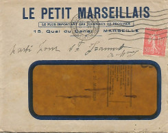 FRANCE ANNEE 1924/1932 N°199 PERFORE PM LE PETIT MARSEILLAIS 3 VI 1930 + CORRESPONDANCES  TB  - Storia Postale