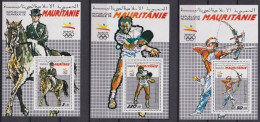 Olympische Spelen 1992 , Mauritanie - Zegels In Blok ( 6 X)  Postfris - Estate 1992: Barcellona