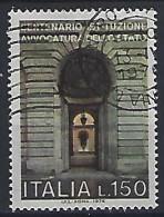 Italy 1976  100 Jahre Staatsanwaltschaft  (o) Mi.1521 - 1971-80: Oblitérés