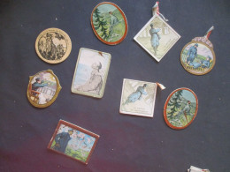 WW 1 INSIGNE PAPIER LOT DE 9  ANTITUBERCULEUX ANCIENS COMBATTANTS - 1914-18