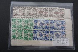 Nelle CALEDONIE N°249 à 256 EN BLOCS DE 4 BDF NEUF** TTB COTE 64 EUROS  VOIR SCANS - Unused Stamps