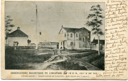 CP Observatoire Magnétique De LUKIAPANG Via SIBERIE Arrivée BRUXELLES 13/11/1910 - Lettres & Documents