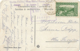 Bosnia-Herzegovina/Austria-Hungary, Picture Postcard-year 1910, Auxiliary Post Office/Ablage JEZERO, Type A1 - Bosnia And Herzegovina