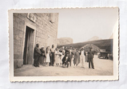 PHOTO 9 X 6  GROUPE DE PERSONNES EN ESPAGNE VERS SALLENT  JUILLET 1936 VOIR VERSO - Altri & Non Classificati