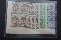 MADAGASCAR N°290 à 297 EN BLOCS DE 4 BDF NEUF** TTB COTE 40 EUROS  VOIR SCANS - Unused Stamps