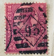 GRANDE-BRETAGNE - Scott # 119 - 6p - Violet - Reine Victoria - Usados