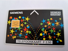 NETHERLANDS CHIPCARD/ CRD 027 /   HFL 2,50 SIEMENS/ NIXDORF/ CHRISTMAS     MINT CARD  ** 16651** - öffentlich