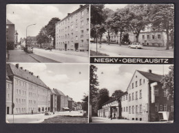 Ansichtskarte Nisky Sachsen Oberlausitz Strassenansichten Rathaus Kulturhaus - Autres & Non Classés