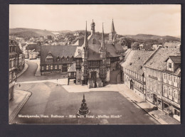 Ansichtskarte Wernigerode Sachsen Anhalt Gastronomie Oskar Teufel Juwelier - Sonstige & Ohne Zuordnung