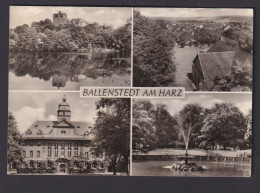 Ansichtskarte Ballenstedt Sachsen Anhalt Harz Friedenspark Forstfachschule N. - Otros & Sin Clasificación