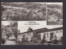 Ansichtskarte Wiesa Sachsen Erzgebirge Kreis Annaberg Landambulatorium N.Dresden - Other & Unclassified