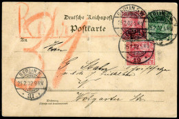 Berliner Postgeschichte, 1902, 55 + 56(2), Brief - Briefe U. Dokumente