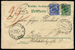 Berliner Postgeschichte, 1896, P 32 + 48, Brief - Brieven En Documenten