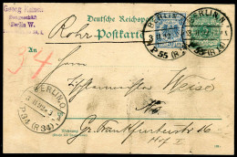 Berliner Postgeschichte, 1892, P 30 + 48, Brief - Storia Postale