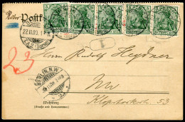 Berliner Postgeschichte, 1909, 85(5), Brief - Storia Postale