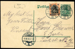 Berliner Postgeschichte, 1911, P 90 + 89, Brief - Lettres & Documents