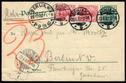 Berliner Postgeschichte, 1902, P58 X + 86(2), Brief - Storia Postale