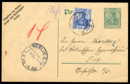 Berliner Postgeschichte, 1915, P 90, 87, Brief - Briefe U. Dokumente