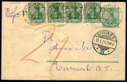 Berliner Postgeschichte, 1909, P 78, 85(4), Brief - Storia Postale