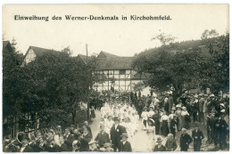 AK/CP Kirchohmfeld  Einweihung Werner - Denkmal  Leinefelde Worbis   Ungel/uncirc. Ca. 1910  Erhaltung/Cond. 1-  Nr.1781 - Worbis