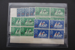 St PIERRE & MIQUELON N°315 à 322 EN BLOCS DE 4 BDF NEUF** TTB COTE 48 EUROS  VOIR SCANS - Unused Stamps