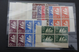 St PIERRE & MIQUELON N°296 à 309 EN BLOCS DE 4 BDF NEUF** TTB COTE 88 EUROS  VOIR SCANS - Unused Stamps