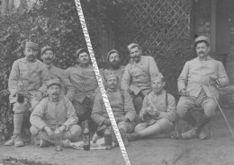 1916 - 1919 / CARTE PHOTO / TRESOR ET POSTES DES ARMEES / INFANTERIE COLONIALE / POILUS / POSTE / POILU - Guerra, Militari