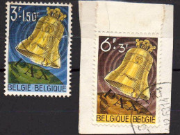 Belgique 1963, Bourdon De La Paix COB 1241 Et 1242 - Oblitérés