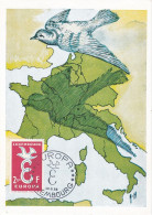 Carte Maximum Luxembourg 1958 Europa - Maximumkaarten