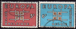 Belgique 1963, Europa COB 1261-1262 - Used Stamps