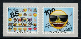 Suisse /Schweiz/Svizzera/Switzerland // 2017 // Emoji Oblitéré No. 1641-1642 - Gebraucht