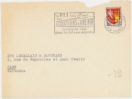 VESOUL DEPART Hte SAONE 1964 : LES P.T.T. VOUS OFFRENT ... - Maschinenstempel (Werbestempel)