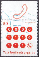 BRD 2021 Mi. Nr. 3627 O/used Oberrand (BRD1-6) - Gebraucht