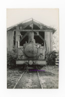 Photo Locomotive CFD 82 Dépôt Egreville Seine Et Marne 77 France Train Gare Chemins Fer Départementaux Motrice Vapeur - Treni