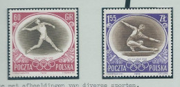 POLAND 60 And 1.55 Gr. With Displaced Center Mint Without Hinge - Verano 1956: Melbourne