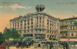 AK Warschau - Hotel Bristol - Feldpost Festungslazarett Warschau - 1916  (69355) - Pologne